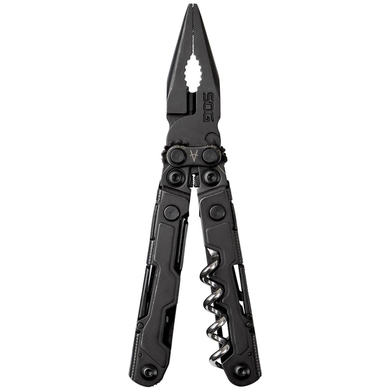 SOG POWERLITRE 19-In-1 Mini Multi-Tool (Black) - Clinch River Fishing USA