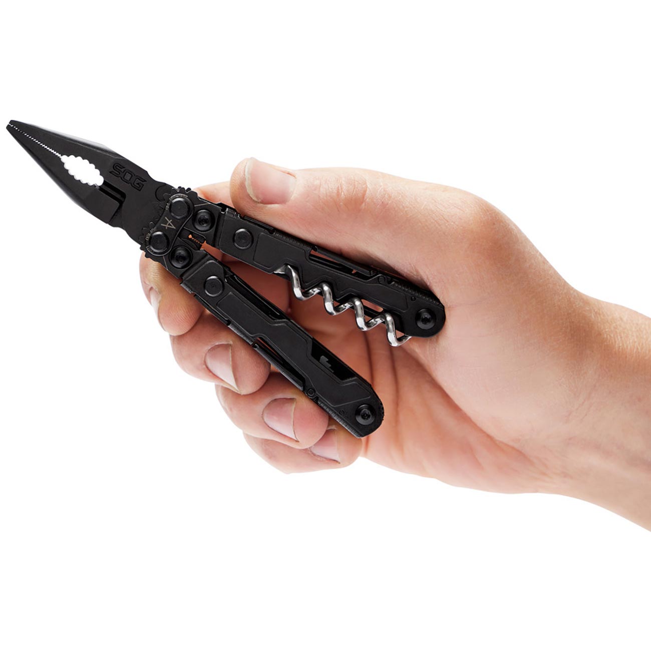 SOG POWERLITRE 19 - In - 1 Mini Multi - Tool (Black) - Clinch River Fishing USA