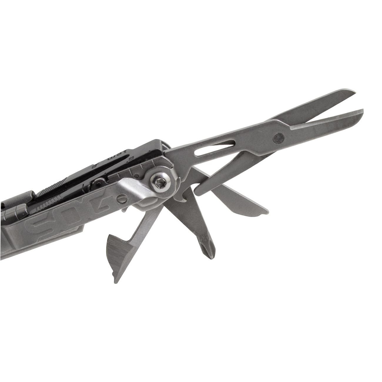SOG POWERLITRE 19-In-1 Mini Multi-Tool (Stone Wash Finish) - Clinch River Fishing USA