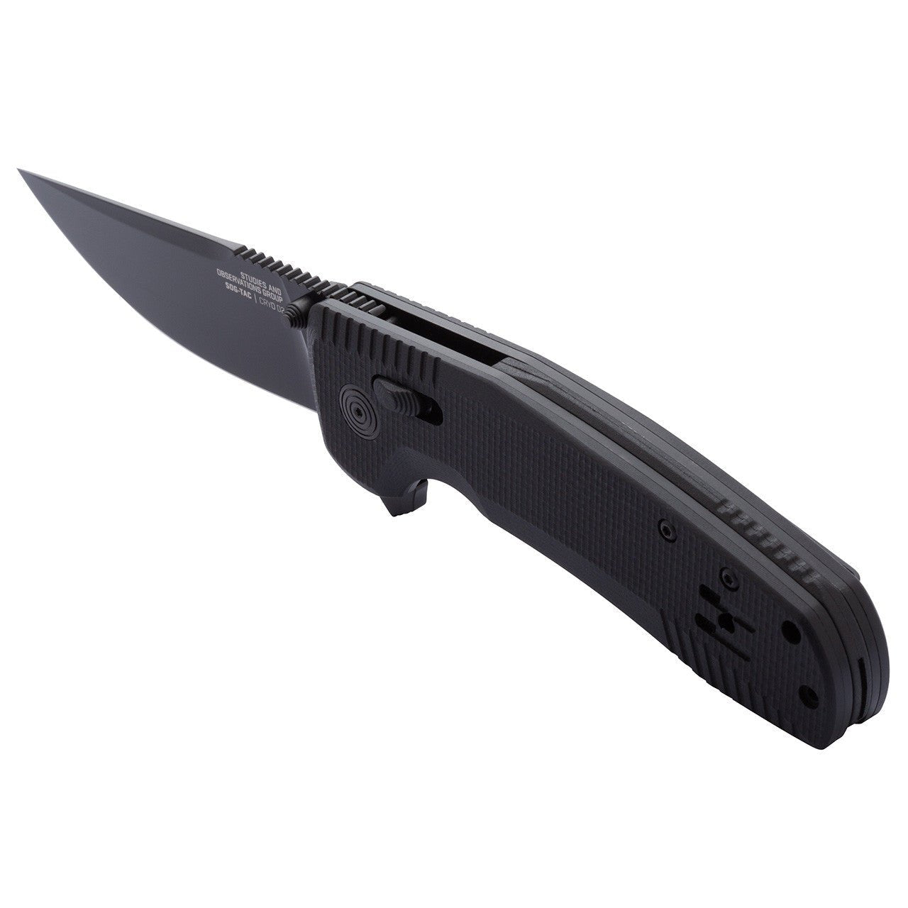 SOG SOG - TAC XR 3.39" Folding Pocket Knife (Blackout) - Clinch River Fishing USA