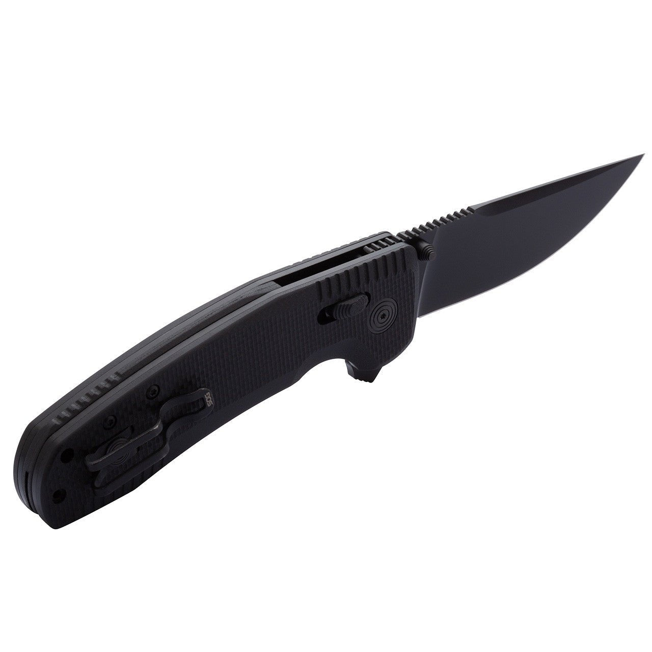 SOG SOG-TAC XR 3.39" Folding Pocket Knife (Blackout) - Clinch River Fishing USA