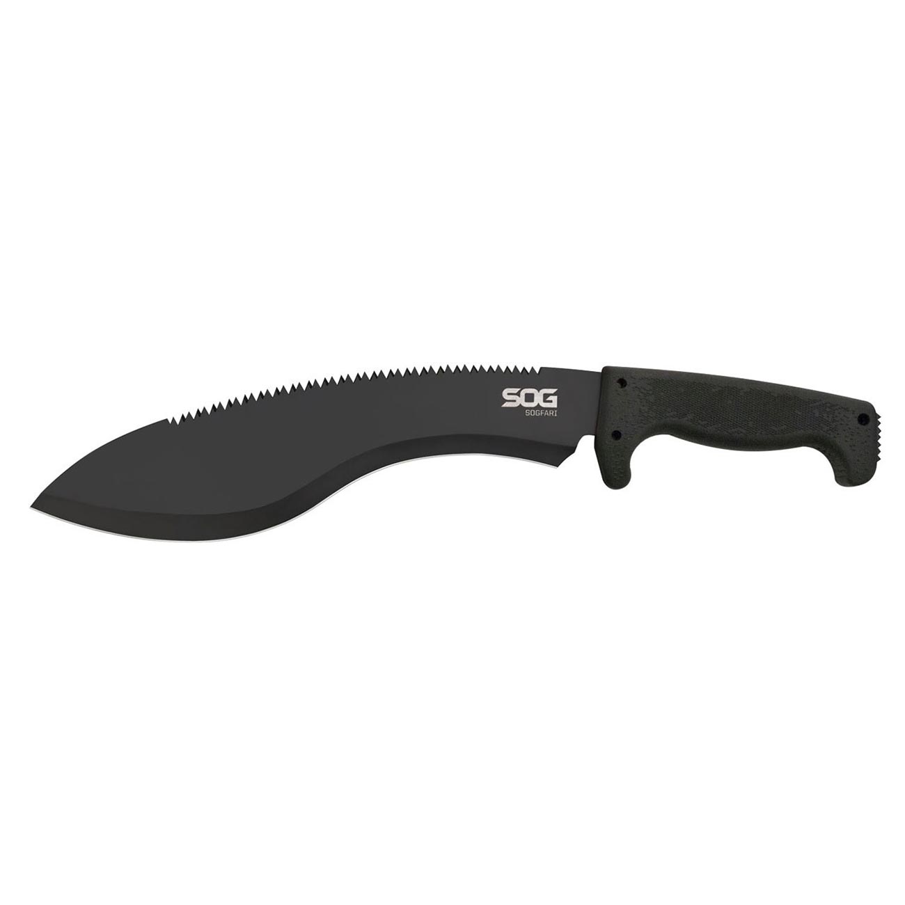 SOG SOGfari Kukri Machete (12" Black) - Clinch River Fishing USA