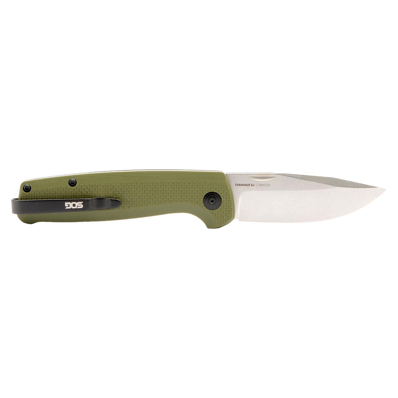 SOG Terminus SJ 2.95" Folding Pocket Knife (OD Green) - Clinch River Fishing USA