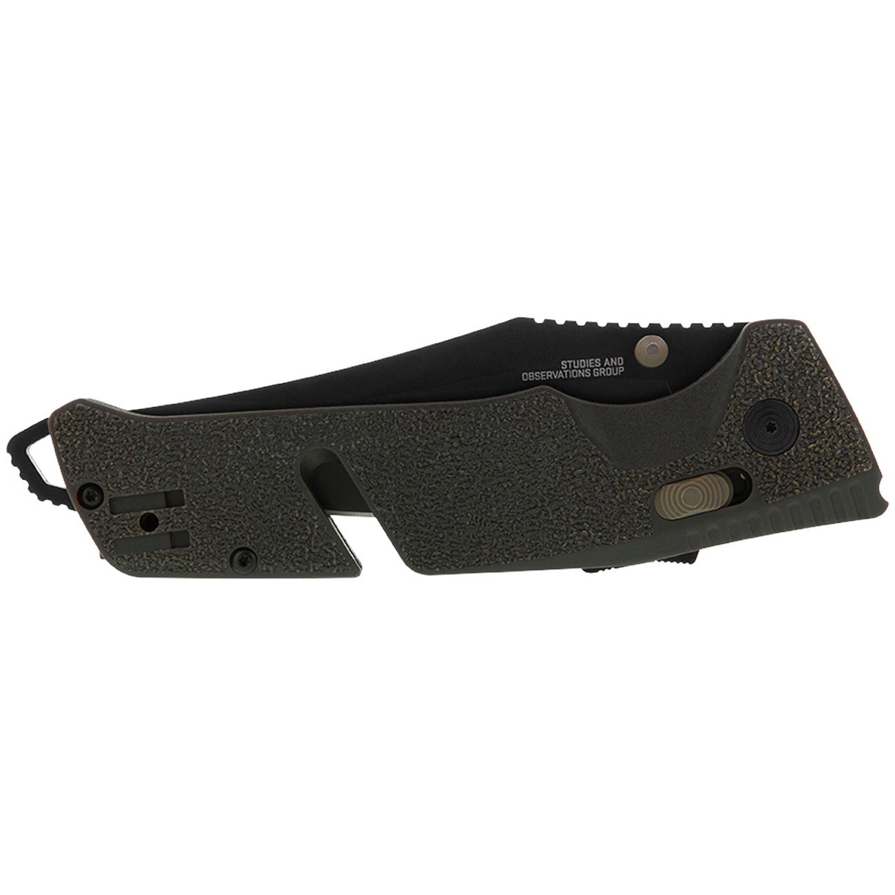 SOG Trident AT 3.7" Folding Pocket Knife (Olive Drab) - Clinch River Fishing USA