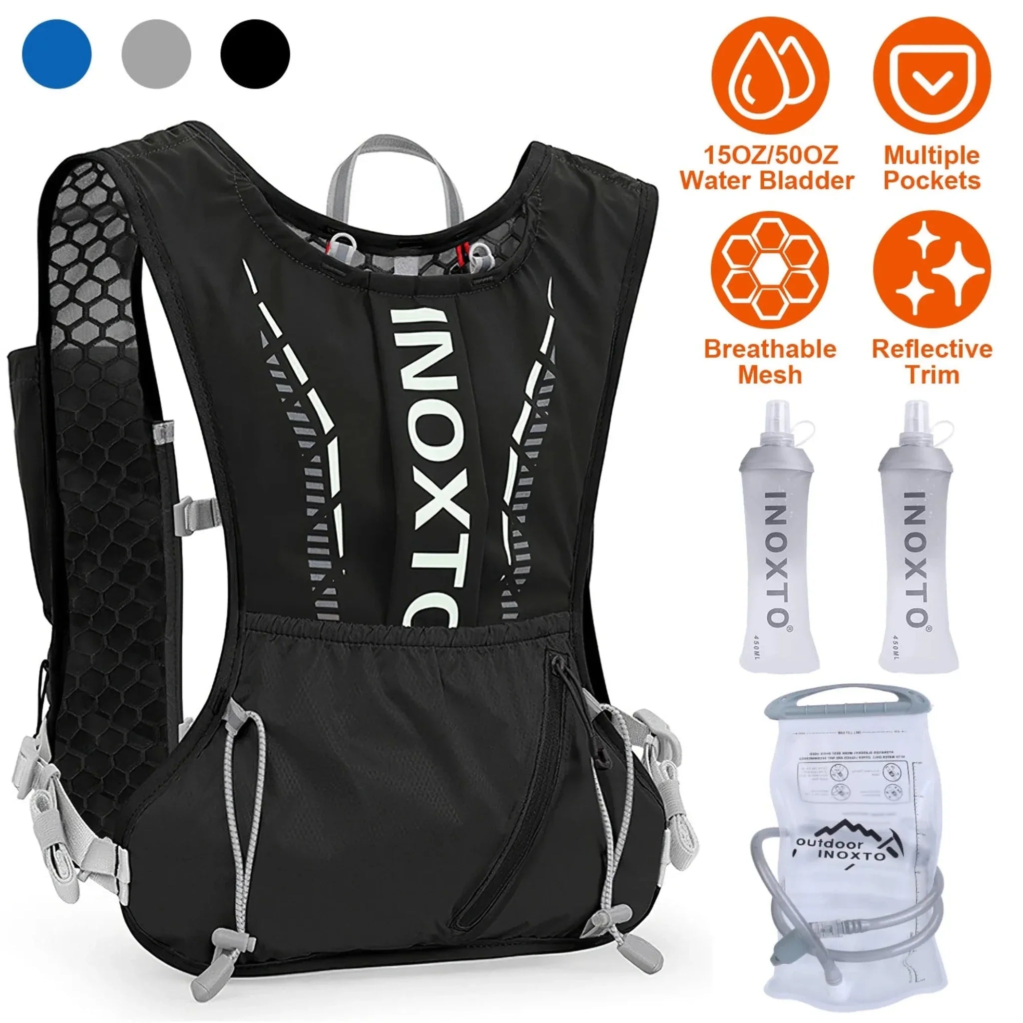 Sport Hydration Vest Running Backpack - Clinch River Fishing USA