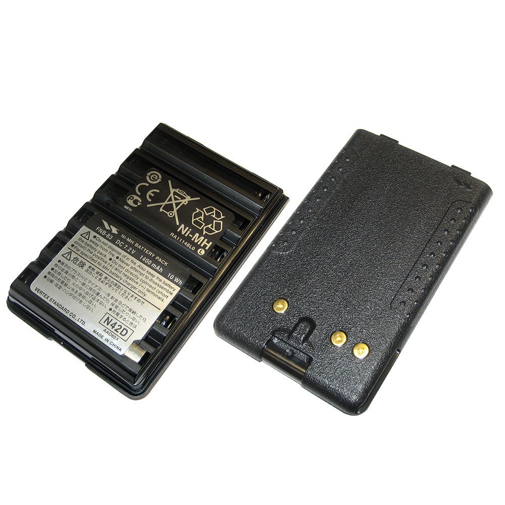 Standard Horizon FNB-83 1400 mAh Ni-MH Replacement Battery - HX370S - Clinch River Fishing USA