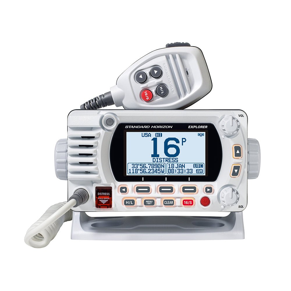 Standard Horizon GX1850 Fixed Mount VHF - NMEA 2000 - White - Clinch River Fishing USA