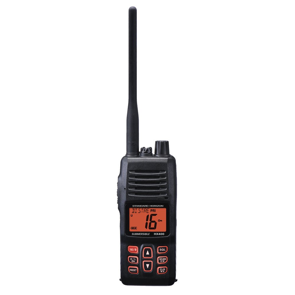 Standard Horizon HX400 w/Built - In Scrambler & LMR Programmable Channels - Clinch River Fishing USA