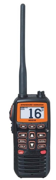 Standard HX210 Hand Held VHF 6 Watt Floating - Clinch River Fishing USA