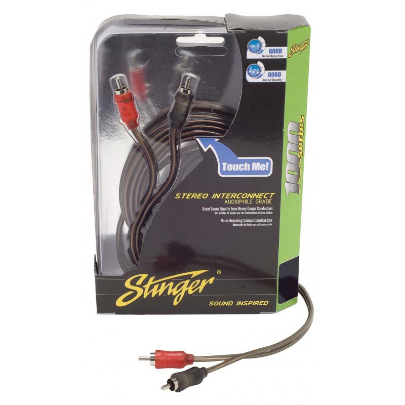 STINGER 20FT 1000 SERIES 2CH COAXIAL RCA - Clinch River Fishing USA