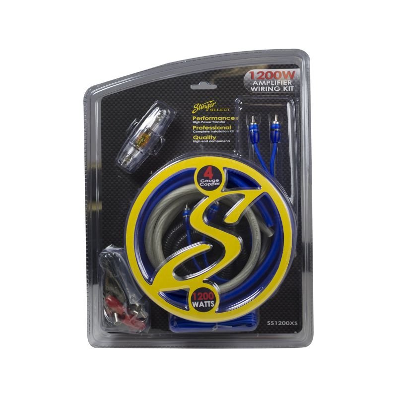 Stinger 4 Gauge Amplifier Wiring Kit Copper - Clinch River Fishing USA