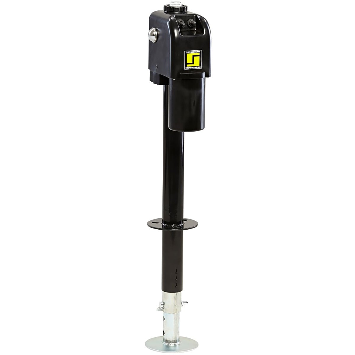 Stromberg Carlson 5000 lb Electric Tongue Jack - Black - Clinch River Fishing USA
