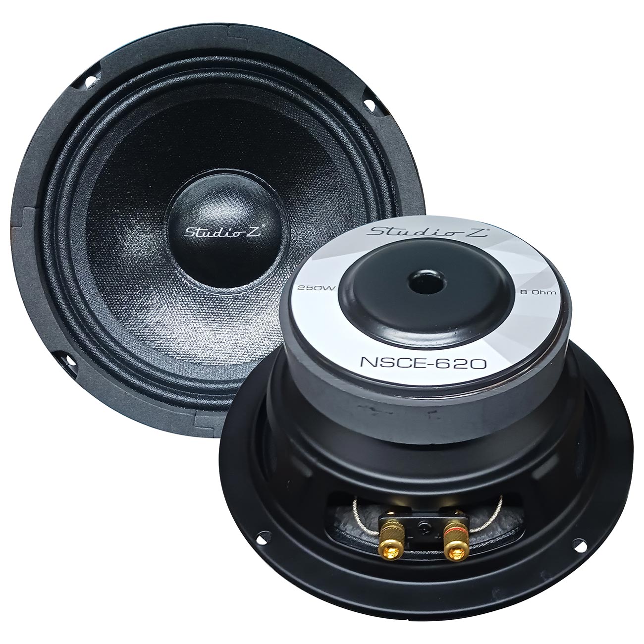 Studio Z 6" Woofer 250 watts Max 8 OHM with 1" Aluminum Voice Coil - Clinch River Fishing USA