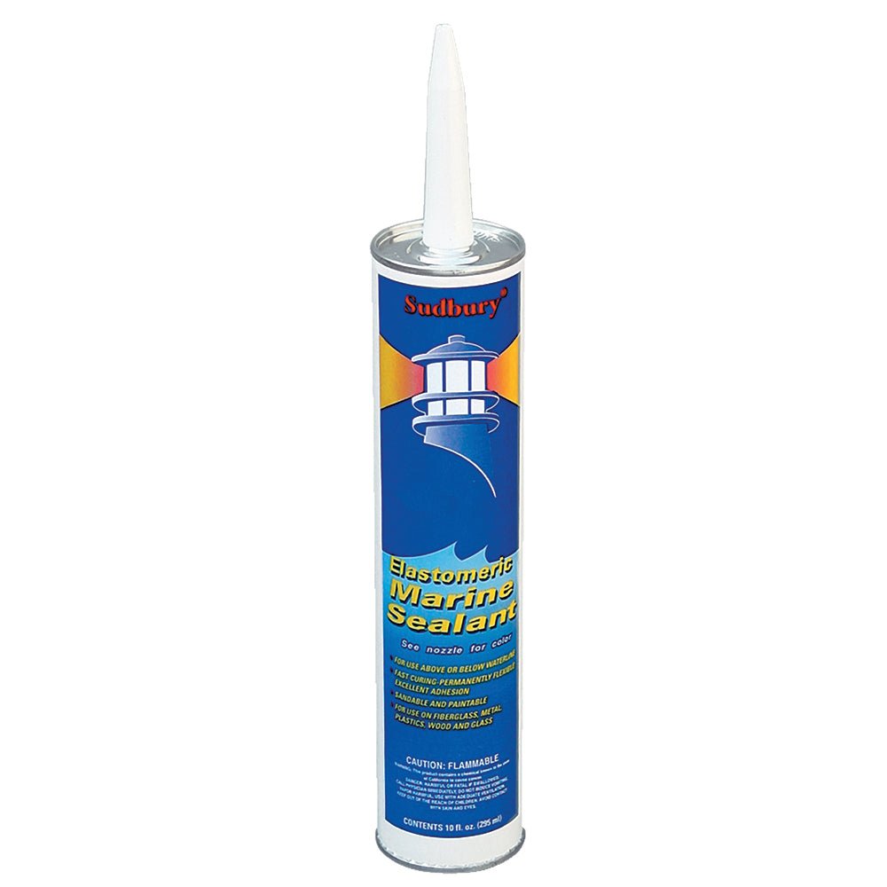 Sudbury Elastomeric Marine Sealant - 10oz Cartridge - White - Clinch River Fishing USA