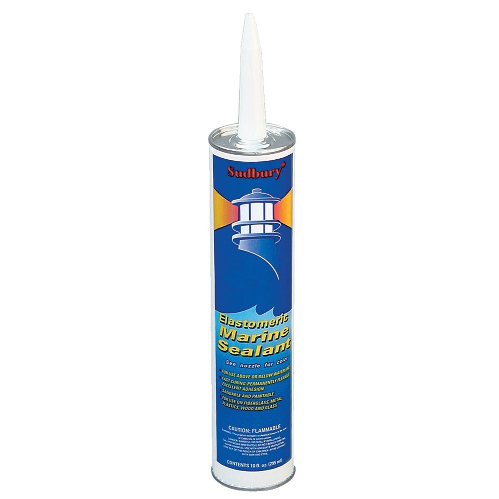 Sudbury Elastomeric Marine Sealant - 10oz Cartridge - White - Clinch River Fishing USA