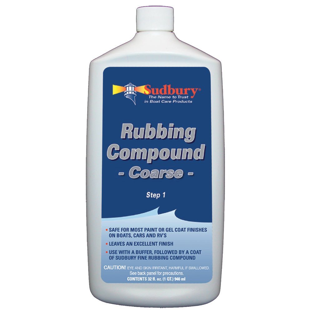 Sudbury Rubbing Compound Coarse - Step 1 - 32oz Fluid - Clinch River Fishing USA