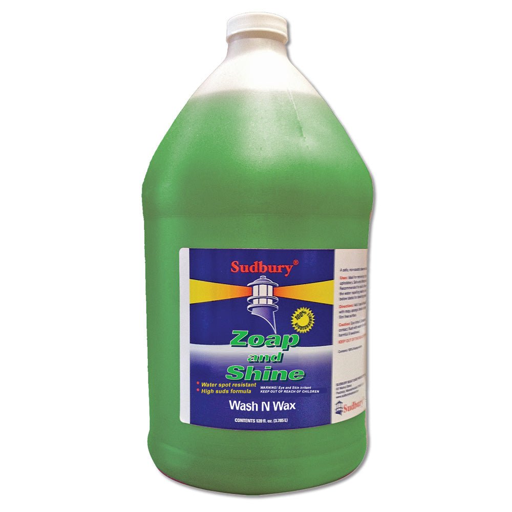 Sudbury Zoap & Shine - Gallon - Clinch River Fishing USA