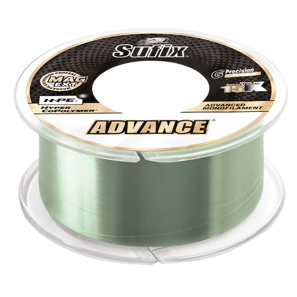 Sufix Advance® Monofilament - 20lb - Low-Vis Green - 330 yds - Clinch River Fishing USA