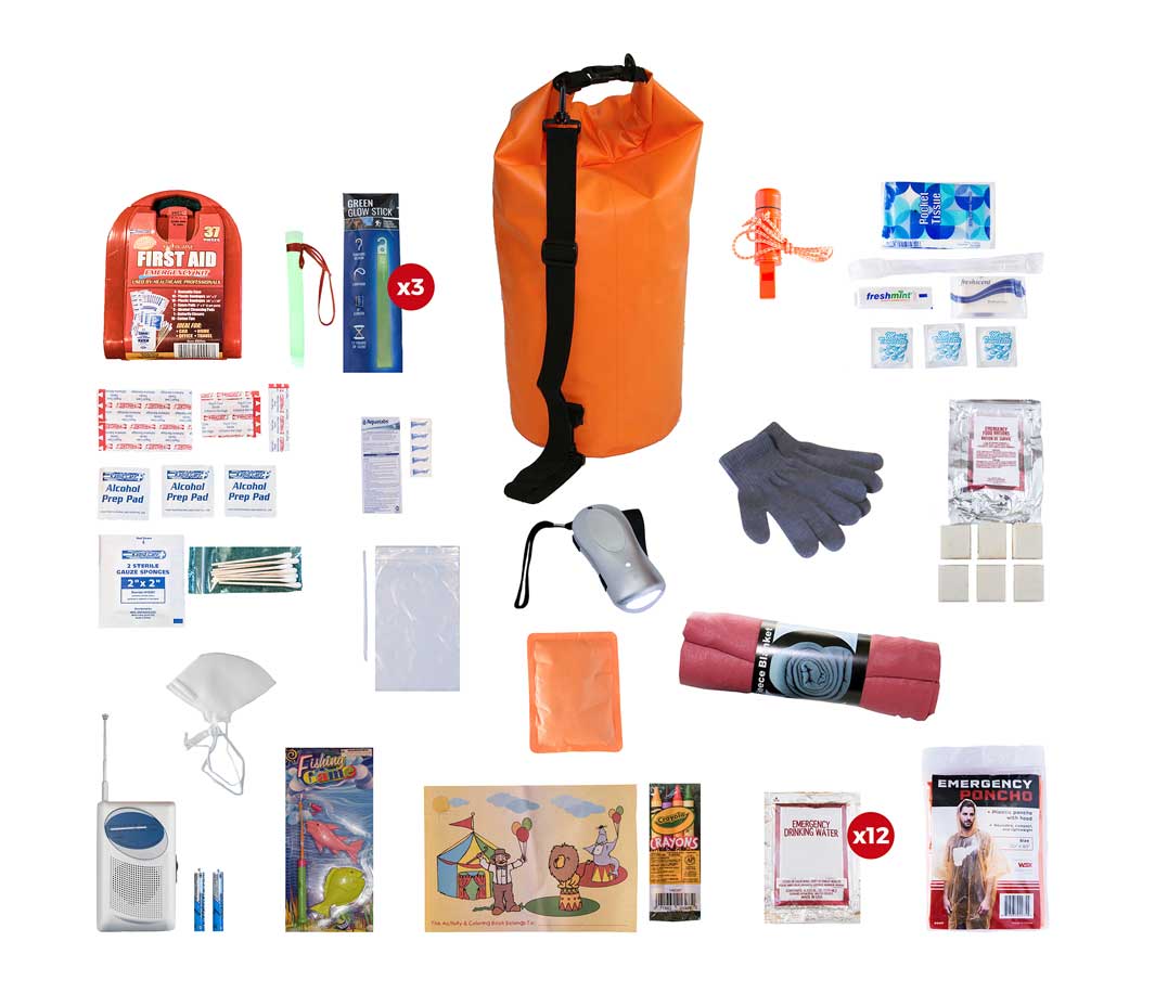 Survival Kit for Children, Dry Bag - Clinch River Fishing USA