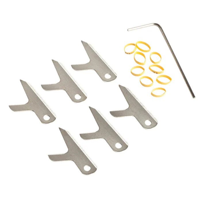 Swhacker 203 Broadhead Replacement Blades & Extra Shrink Tubing 100 Grain (6-pack) - Clinch River Fishing USA