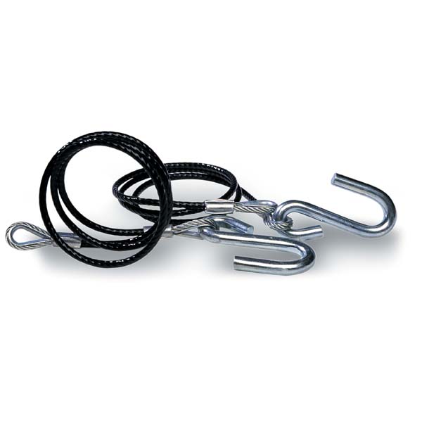 Tie Down Engineering Hitch Cables  Class 4  Black Vinyl Pair