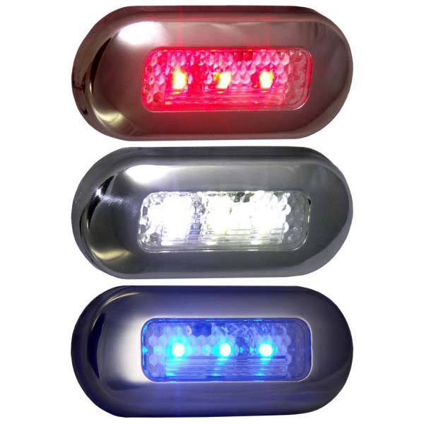 T-H Marine Led Courtesy Lite 1.25 X 3"-White