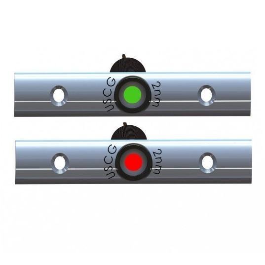 TACO LED NAV LIGHT KIT, RUB RAIL W/DEUTSCH CONNECTORS - 4" PLATE | F38-6810B-1 - Clinch River Fishing USA