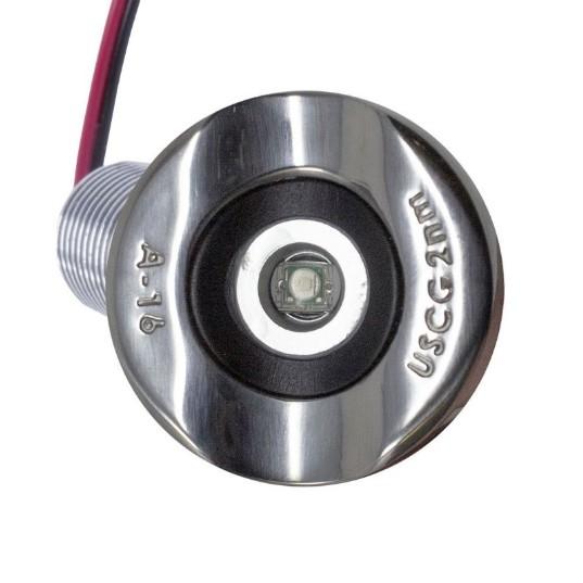 TACO LED NAV LIGHT KIT SURFACE MOUNT 1.375 DIA 316 SS | F38-6610G