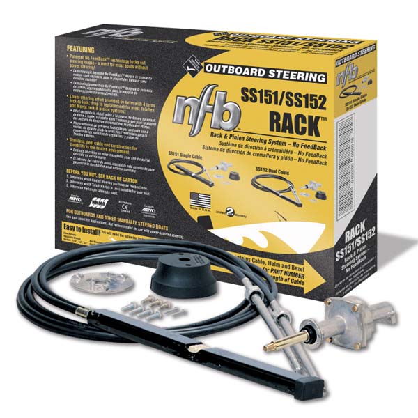 Teleflex Marine Steering Kit Back Mount Rack Nfb Dual 16
