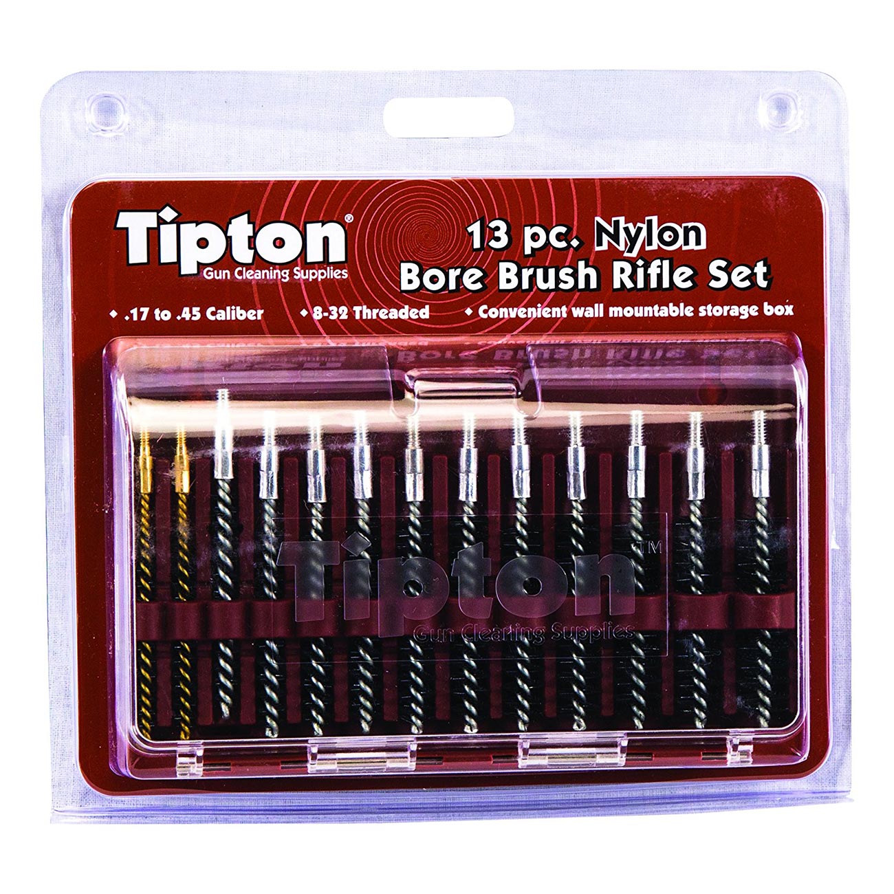 Tipton 13 Piece Nylon Bristle Rifle Bore Brush Set - Clinch River Fishing USA