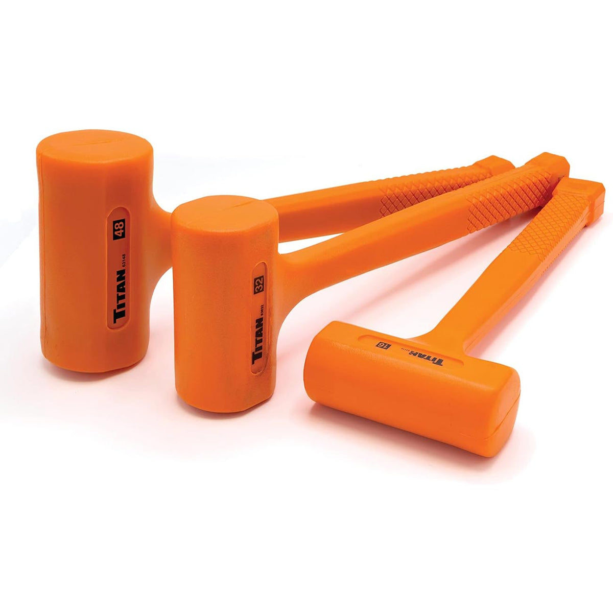 Titan Dead Blow Hammer Set - Includes 16oz 32oz 48oz (3 - Piece Set) - Clinch River Fishing USA