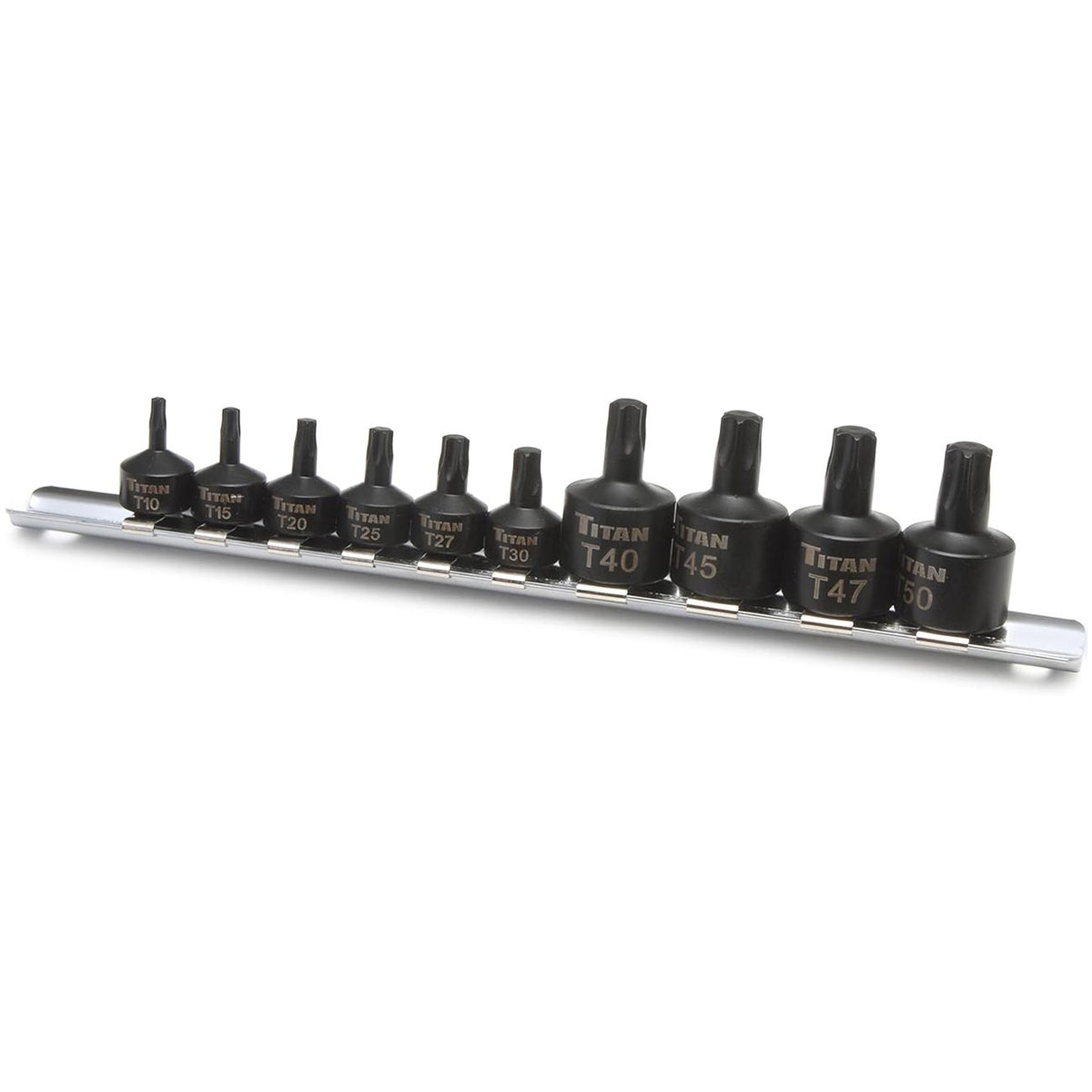 Titan Impact Grade Stubby Star Bit Socket Set (10 Piece Set) - Clinch River Fishing USA