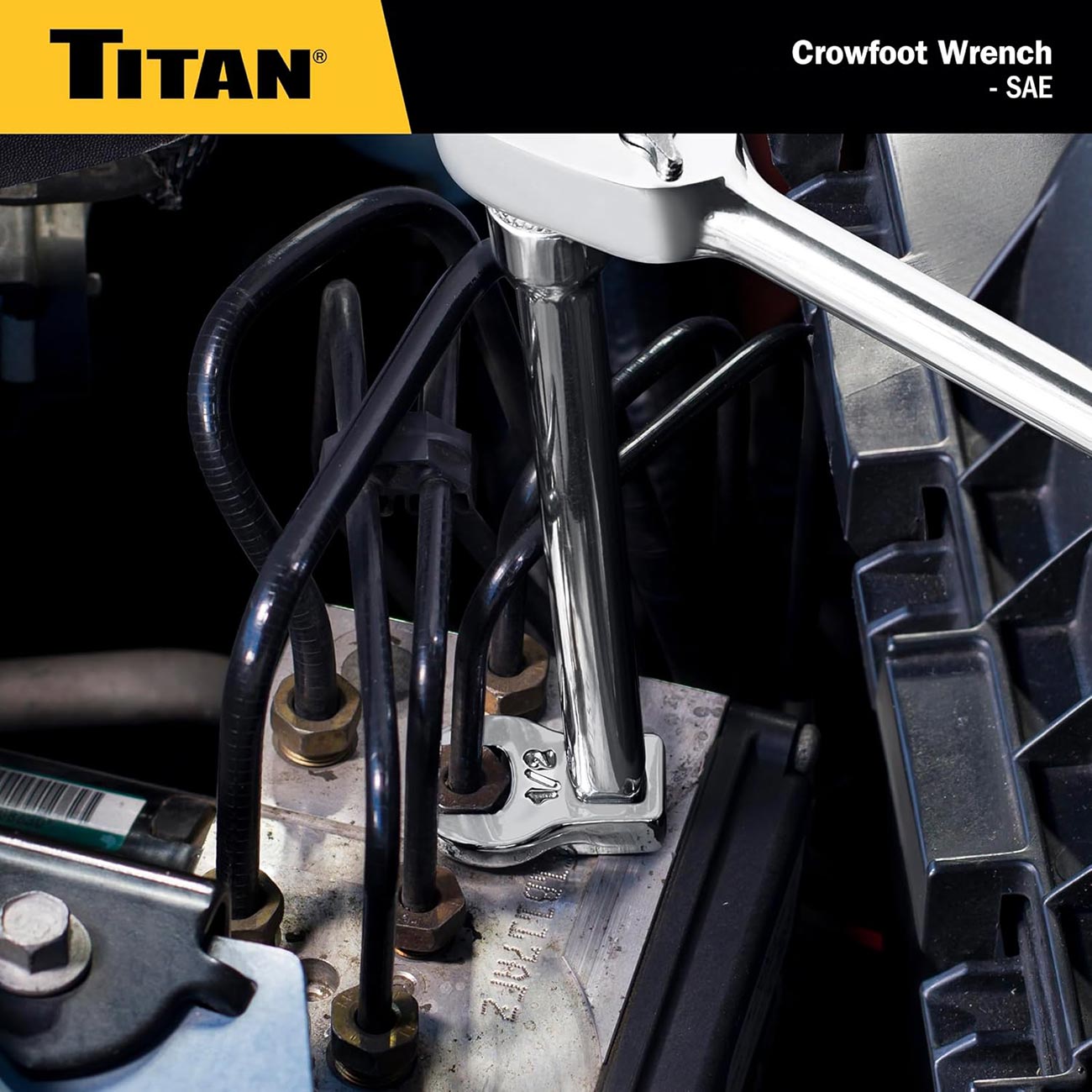 Titan SAE 1/2" Drive Crowfoot Wrench: 1-1/4" - Clinch River Fishing USA