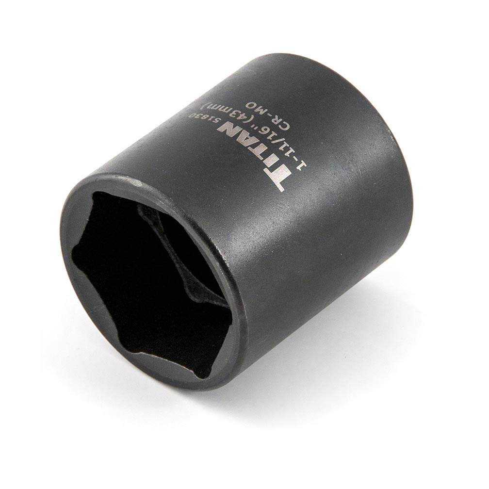 Titan Tool 1/2" Drive 1 - 11/16" Dodge Spindle Nut Socket - Clinch River Fishing USA