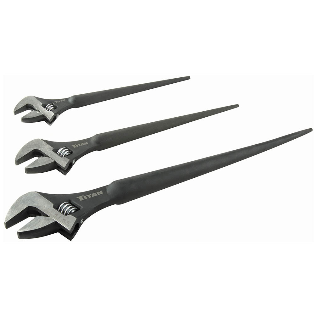 Titan Tool 3 pc Adjustable Construction Wrench Set - Clinch River Fishing USA