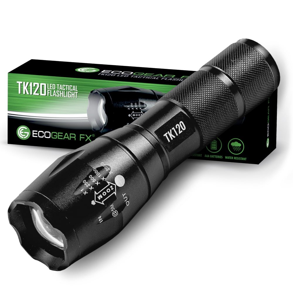 TK120 LED Tactical Flashlights with Strobe - Clinch River Fishing USA