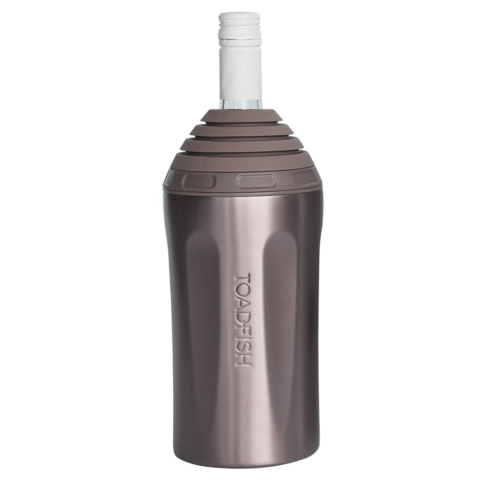 Toadfish Stainless Steel Wine Chiller - Rose Gold - Clinch River Fishing USA