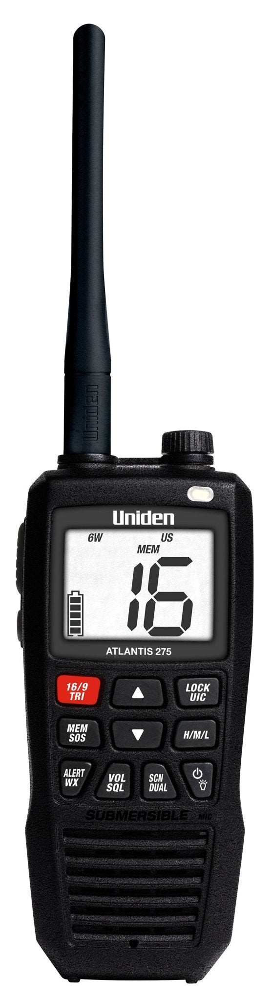 Uniden Atlantis 275 Floating Hand Held VHF Radio - Clinch River Fishing USA