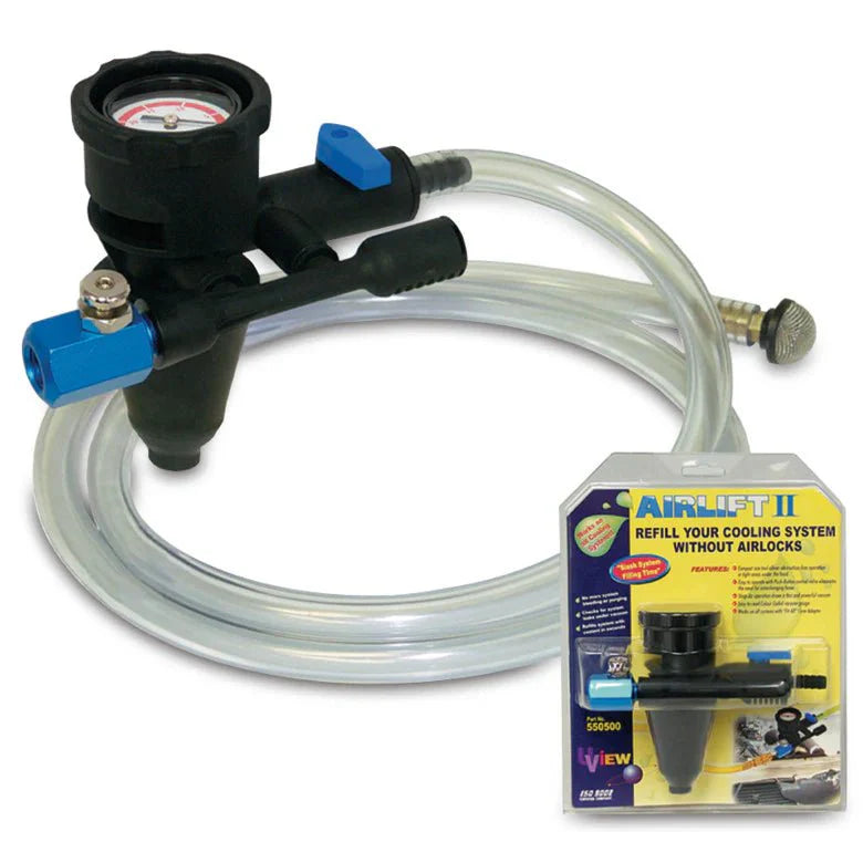 UView AirliftGäó II: refills cooling systems and eliminates airlocks - Clinch River Fishing USA
