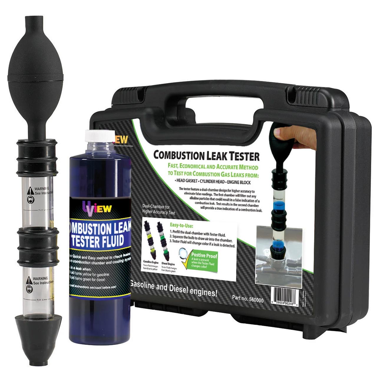 UView Engine Combustion Leak Tester Kit (Gas/Natural Gas/Diesel Detector) - Clinch River Fishing USA