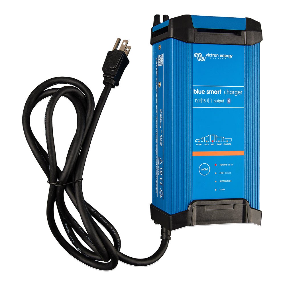 Victron Blue Smart IP22 12VDC 15A 1 Bank 120V Charger - Dry Mount - Clinch River Fishing USA