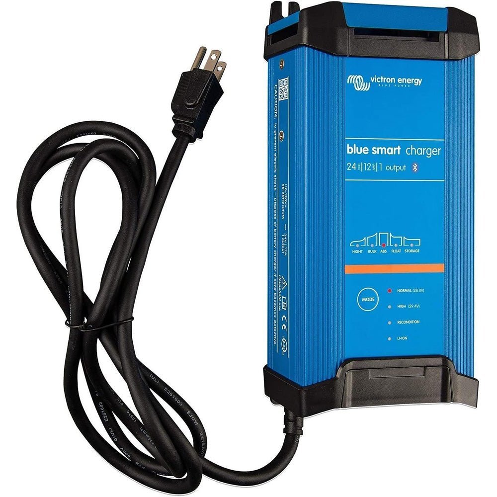 Victron Blue Smart IP22 24VDC 12A 1 Bank 120V Charger - Dry Mount - Clinch River Fishing USA