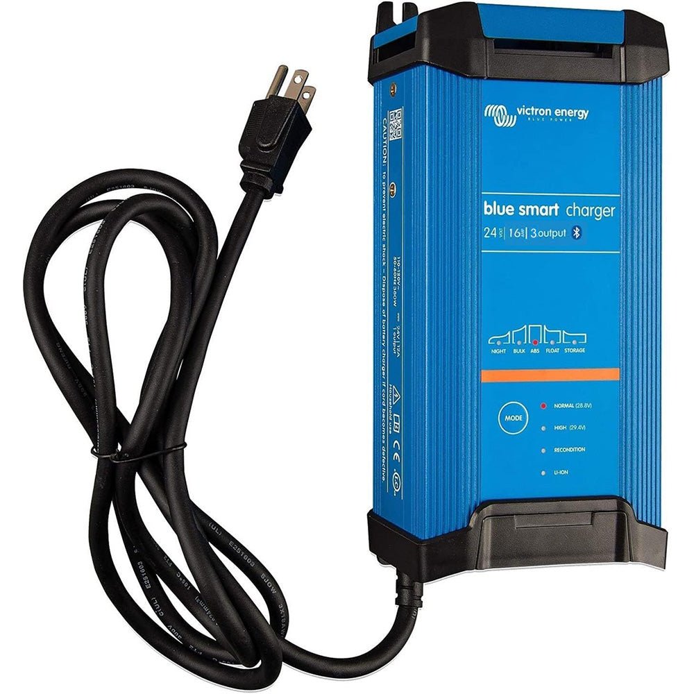 Victron Blue Smart IP22 24VDC 16A 3 Bank 120V Charger - Dry Mount - Clinch River Fishing USA