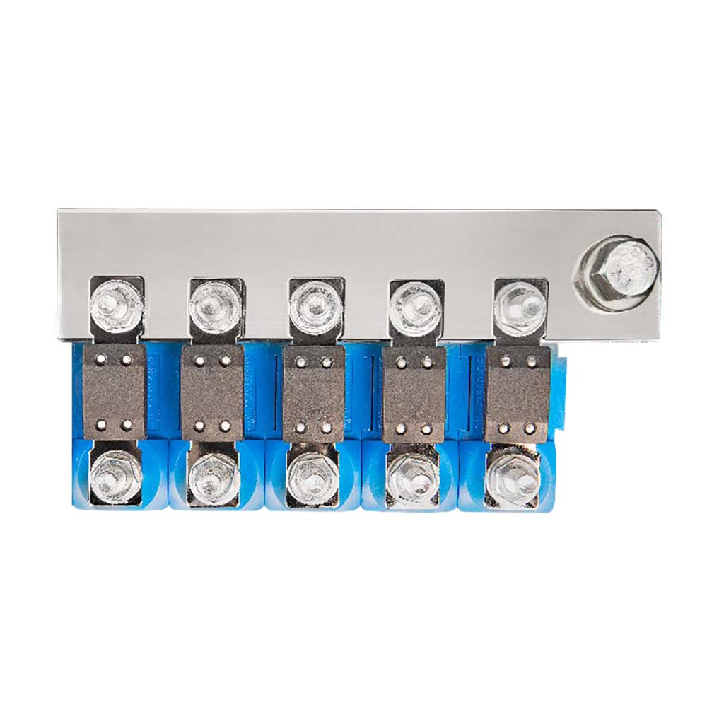Victron Busbar to Connect 5 Mega Fuse Holders - Busbar Only Fuse Holders Sold Separately - Clinch River Fishing USA
