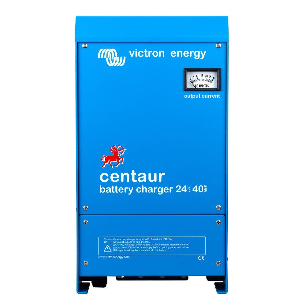 Victron Centaur Charger - 24 VDC - 40AMP - 3-Bank - 120-240 VAC - Clinch River Fishing USA