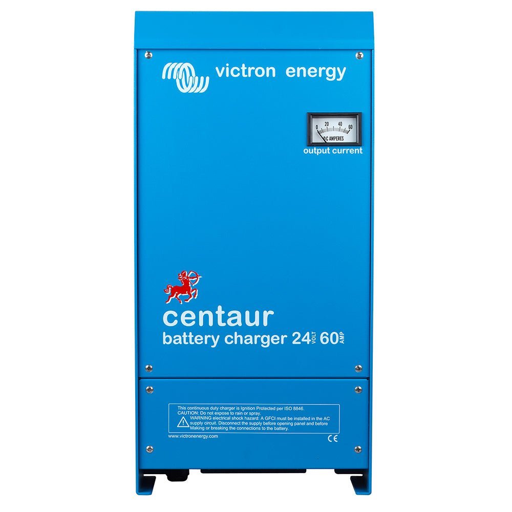 Victron Centaur Charger - 24 VDC - 60AMP - 3-Bank - 120-240 VAC - Clinch River Fishing USA