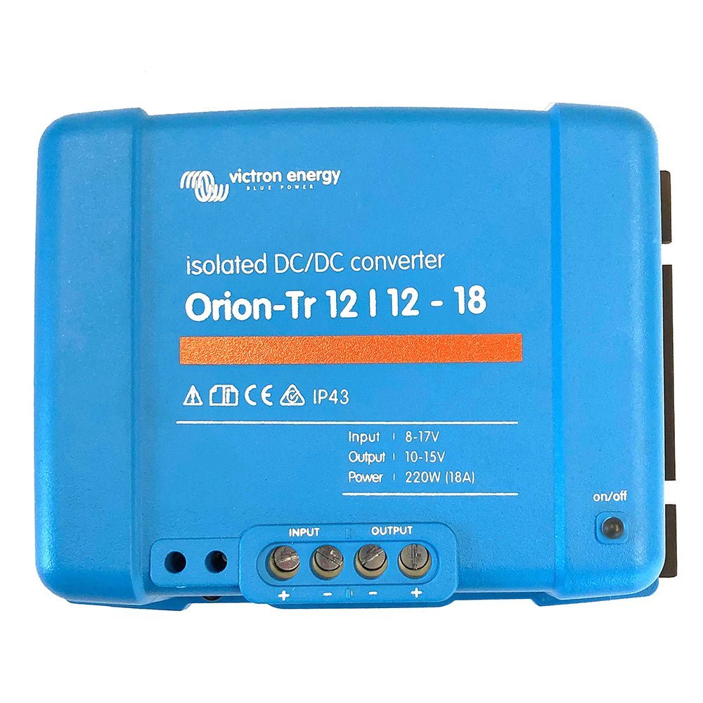 Victron Orion-TR DC-DC Converter - 12 VDC to 12 VDC - 18AMP Isolated - Clinch River Fishing USA