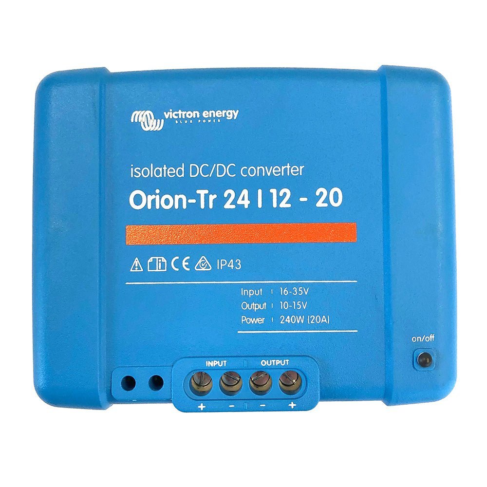 Victron Orion-TR DC-DC Converter - 24 VDC to 12 VDC - 20AMP Isolated - Clinch River Fishing USA