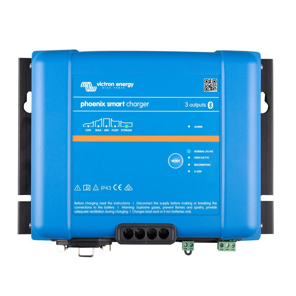 Victron Phoenix Smart IP43 Charger 24/25 (3) 120-240VAC Requires 5-15P Mains Cord - Clinch River Fishing USA