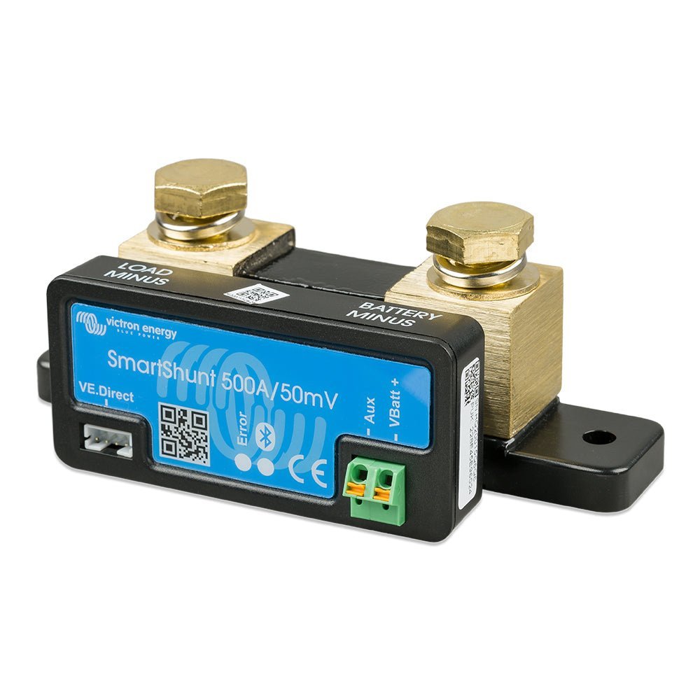 Victron SmartShunt 500AMP/50MV Bluetooth Smart Battery Shunt - Clinch River Fishing USA